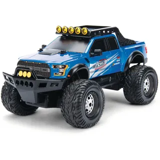 Dickie Toys RC 2017 Ford F-150 Raptor 4x4, RC Auto, Ferngesteuertes Auto mit Funksteuerung, Turbo, bis zu 14 km/h, Allradantrieb, inkl. Batterien, Maßstab 1:12, 29 cm, ab 6 Jahren