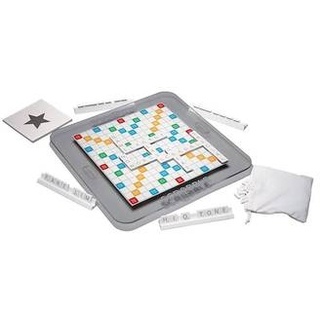 55067 - Scrabble Glasedition, Brettspiel, für 2-4 Spieler, ab 10 Jahren (DE-Ausgabe)