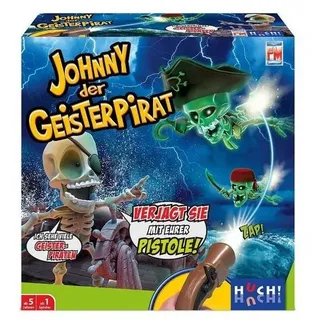 HUCH! Spiel 880857 - Johnny der Geisterpirat, Figurenspiel, 1+..., Familienspiel, Geschicklichkeitsspiele bunt