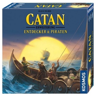 KOSMOS Verlag Spiel, Familienspiel FKS6934110 - Entdecker & Piraten - Catan, 2-4 Spieler,..., Strategiespiel bunt