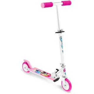 STAMP,J100088,- AA8ZUSAMMENKLAPPBARER SCOOTER- PRINCESS DISNEY, Pink