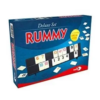 NOR01779 - Deluxe Rummy, Brettspiel, 2-4 Spieler, ab 8 Jahren (DE-Ausgabe)