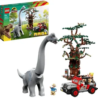 LEGO Jurassic Park 76960 Entdeckung des Brachiosaurus Bausatz, Mehrfarbig