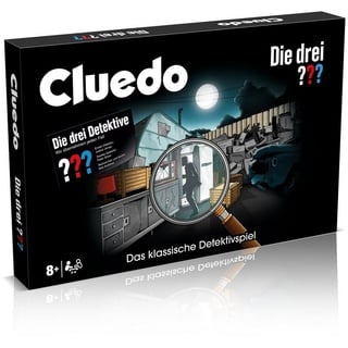 Winning Moves Spiel Cluedo - Die drei ??? Fragezeichen, Brettspiel schwarz