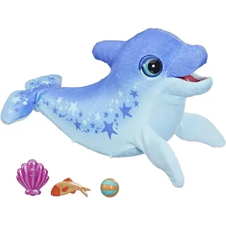 Hasbro Kuscheltier furReal Dimples, mein lustiger Delfin bunt