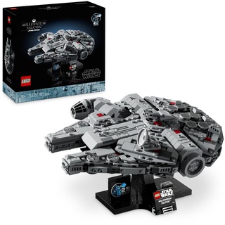 LEGO Star Wars Millennium Falcon, Modell eines Sternenschiffs aus Star Wars: Eine neue Hoffnung zum Bauen und Sammeln für Erwachsene, legendärer ...