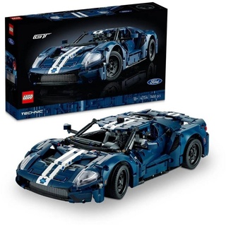 LEGO® Konstruktions-Spielset Technic - Ford GT 2022 Auto Modellbausatz 1:12 (42154), (1466 St)