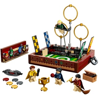 LEGO® Spielbausteine 76416 Harry Potter Quidditch Koffer Konstruktionsspielzeug, (Set, 599 St., Unterhaltung) bunt