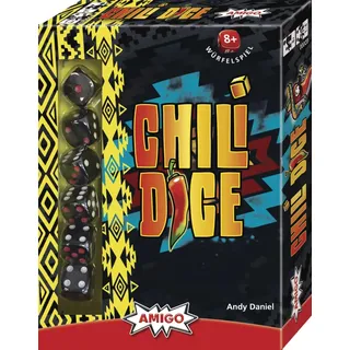 AMIGO Spiel + Freizeit 02000 Chili Dice Würfelspiel, rot