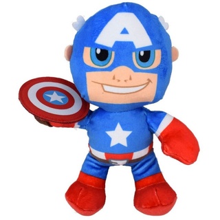 MARVEL Kuscheltier Plüschfigur 22cm von Marvel The Avengers 5 verschiedene Charakter, authentisches Design Captain America