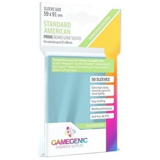 Gamegenic Spiel, GGS10051ML - PRIME Hüllen, amerikanische Standardgröße... weiß