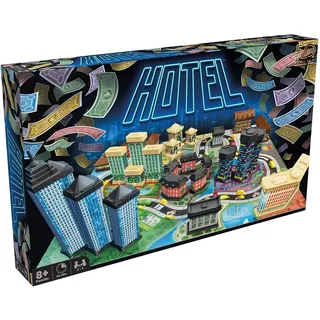 Ooba Games, Hotel (Auflage 2024), Familienspiel, Brettspiel, 2-4 Spieler, Ab 8+ Jahren, 40 Minuten, Deutsch