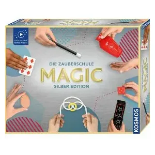 Kosmos Experimentierkasten Die Zauberschule Magic, Silber Edition, Zauberkasten, ab 8 Jahre
