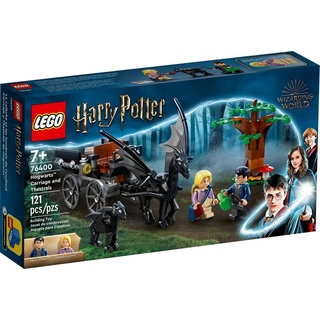 LEGO® Konstruktionsspielsteine LEGO® Harry PotterTM 76400 HogwartsTM Kutsche mit Thestralen, (121 St)