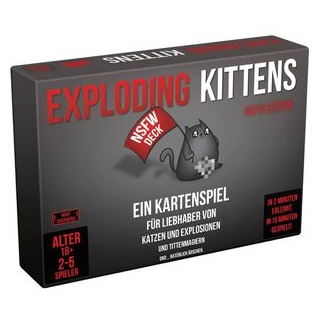 Asmodee Kartenspiel Exploding Kittens NSFW Edition, ab 18 Jahre, 2-5 Spieler