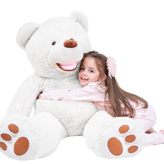 Gustaw Teddybär Groß XXL (Weiss, 190cm) Amigo - Plüschbär, Kuschelbär XXL Plüschtier, Plüschtier Kuscheltier Giant Teddy