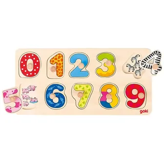 Goki Steckpuzzle "Lerne zählen" - ab 2 Jahren