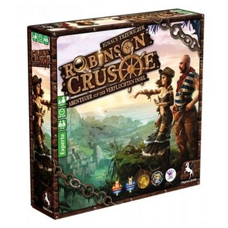 Pegasus Spiele Spiel, Familienspiel 51945G - Robinson Crusoe: Abenteuer auf der Verfluchten..., Strategiespiel bunt