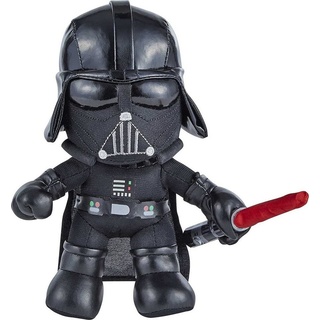 Mattel® Kuscheltier »Disney Star Wars Film GXB31 - Darth Vader Plüschfigur (ca. 19 cm) mit aufleuchtendem Lichtschwert« schwarz