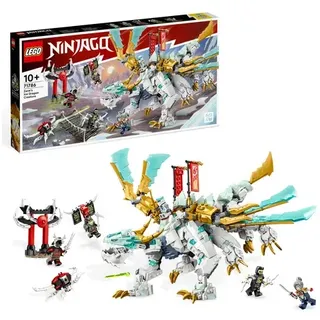 LEGO NINJAGO 71786 Zanes Eisdrache, 2in1 Spielzeug zum Bauen für Kinder