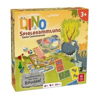 Dino Spielesammlung, Brettspiel, für 2-4 Spieler, ab 5 Jahren (DE-Ausgabe)