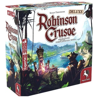 Pegasus Spiele Spiel, Familienspiel Robinson Crusoe Deluxe Edition, Brettspiel, für 1-4..., Strategiespiel