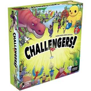 Asmodee Challengers Gesellschaftsspiel, für 1 bis 8 Spieler, ab 8 Jahren