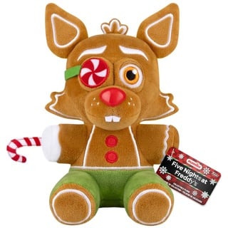 Funko Plush: Five Nights at Freddy's (FNAF) - Holiday Foxy - (CL 7") - Plüschtier - Geschenkidee Zum Geburtstag - Offizielle Handelswaren - Gefüllt Plüschtiere Für Kinder und Erwachsene