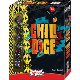 Amigo Chili Dice, d ab 8 Jahren, 1-4 Spieler, Würfelspiel, Familienspiel, Gesellschaftsspiel