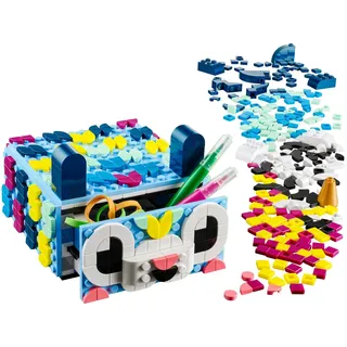 LEGO® LEGO DOTS 41805 TierKreativbox mit Schubfach Spielbausteine, (Set, 643 St., Kunst und Basteln) bunt