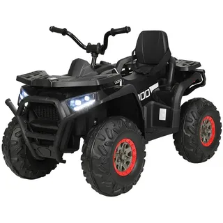 COSTWAY Elektro-Kinderquad 12V Elektroquad, 3-8 km/h schwarz