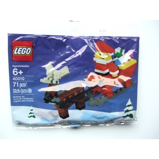 LEGO Weihnachts-Set 40010 Weihnachtmann mit Rentier und Schlitten