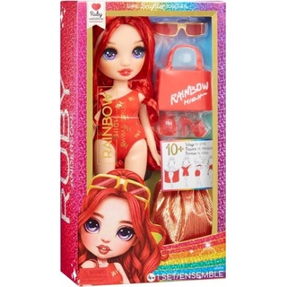 Rainbow High Swim & Style Fashion Doll- Ruby (Red)