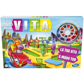 Hasbro Gaming - Spiel des Lebens, EIN passendes Spiel für die ganze Familie, für 2-4 Spieler, Brettspiel für Kinder ab 8 Jahren.