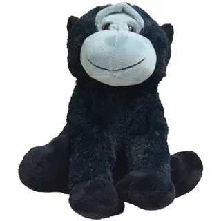 Kögler 75952 - Labertier Gorilla Kong, ca. 18 cm groß, nachsprechendes Plüschtier mit Wiedergabefunktion, plappert alles witzig nach und bewegt sich, batteriebetrieben