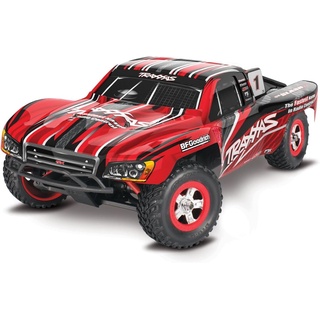 Traxxas Spielzeug-Auto Traxxas 70054-8-RED - Slash 4x4 1/16 Pro 4WD, Rot rot|schwarz