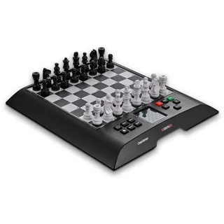 MILLENNIUM ChessGenius M810 Version 2024 - Schachcomputer mit bis zu 2050 ELO, Leichtgängiges Drucksensorbrett, magnetische Figuren, beleuchtetes Display