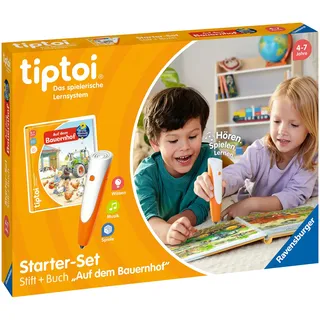 Ravensburger TIPTOI Starter-Set Stift & Buch - Auf dem Bauernhof, mehrfarbig