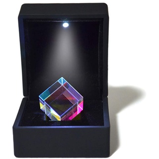 Vientiane Würfel Prisma,K9 Optischen Glas, Strahlteilungsprisma,Optisches Experiment für Unterricht in Physik Lichtspektrum