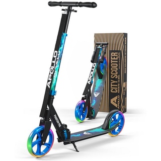 Apollo Cityroller City Scooter - Phantom Pro - Klappbarer City Roller für Kinder, Höhenverstellbar - Tretroller für Erwachsene - Roller blau Vevendo