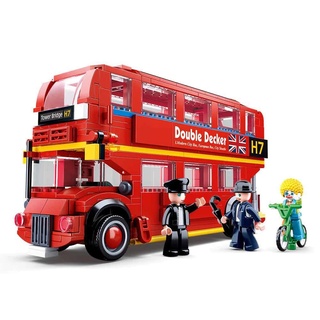 Sluban M38-B0708 London Bus, Multi Colou, M