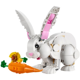 LEGO® Spielbausteine LEGO 31133 Creator Weißer Hase, (Set, 258 St., Tiere) bunt