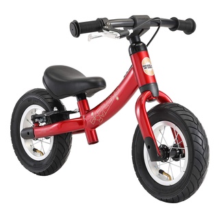 BIKESTAR Kinder Laufrad Lauflernrad Kinderrad für Jungen und Mädchen ab 2-3 Jahre | 10 Zoll Sport Kinderlaufrad | Rot | Risikofrei Testen