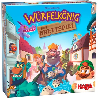 HABA 306400 - Würfelkönig – Das Brettspiel, Würfelspiele ab 8 Jahren, made in Germany