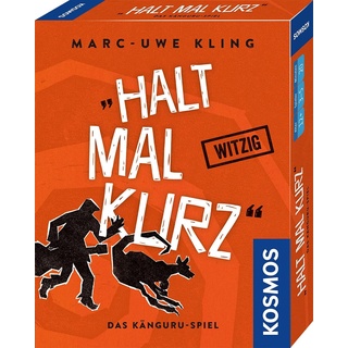 KOSMOS 740382 - Halt mal kurz, Das Känguru-Spiel, Witziges Kartenspiel von Bestsellerautor Marc-Uwe Kling, mit exklusiver Känguru-Story