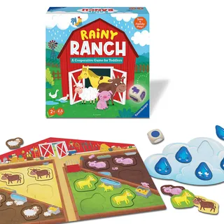 Ravensburger Rainy Ranch - Ein kooperatives Spiel für Kleinkinder ab 2 Jahren