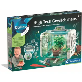 Clementoni Galileo Lab High Tech Gewächshaus - Experimentierkasten & Spielzeug für Kinder ab 8 Jahren von Clementoni 59406