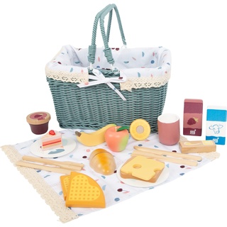 small foot Picknickkorb "tasty", Zubehör für Kinderküche und Kaufladen, Rollenspielzeug für Kinder, ab 3 Jahren, 12325