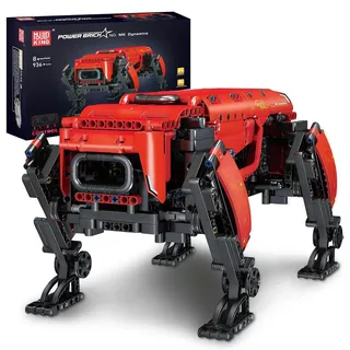 Mould King Ferngesteuerte Roboter Modell, 936 Teile Technik Mechanischer Hund Bausteine für Erwachsene und Kinder, DIY Bauset als Spielzeug/Geschenk/Sammlerstücke