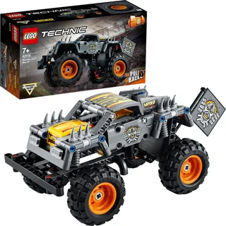 LEGO 42119 Technic Monster Jam Max-D Truck und Quad, 2-in-1 Spielzeug ab 7 Jahre mit Rückziehmotor, Geschenk zu Weihnachten oder zum Geburtstag - Schwarz